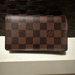 Louis Vuitton Brown Checkered Wallet